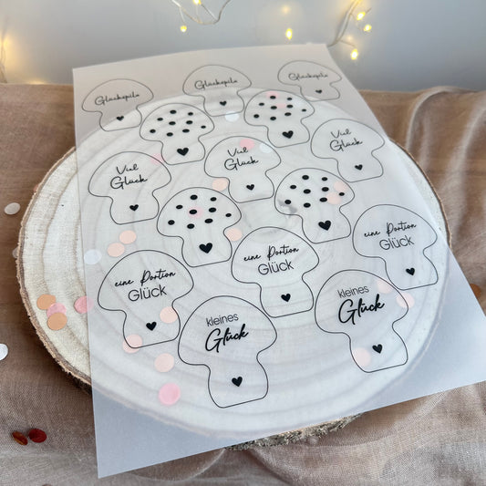 Einleger für Glückspilz Ballonlichthalter "Glückspilz"