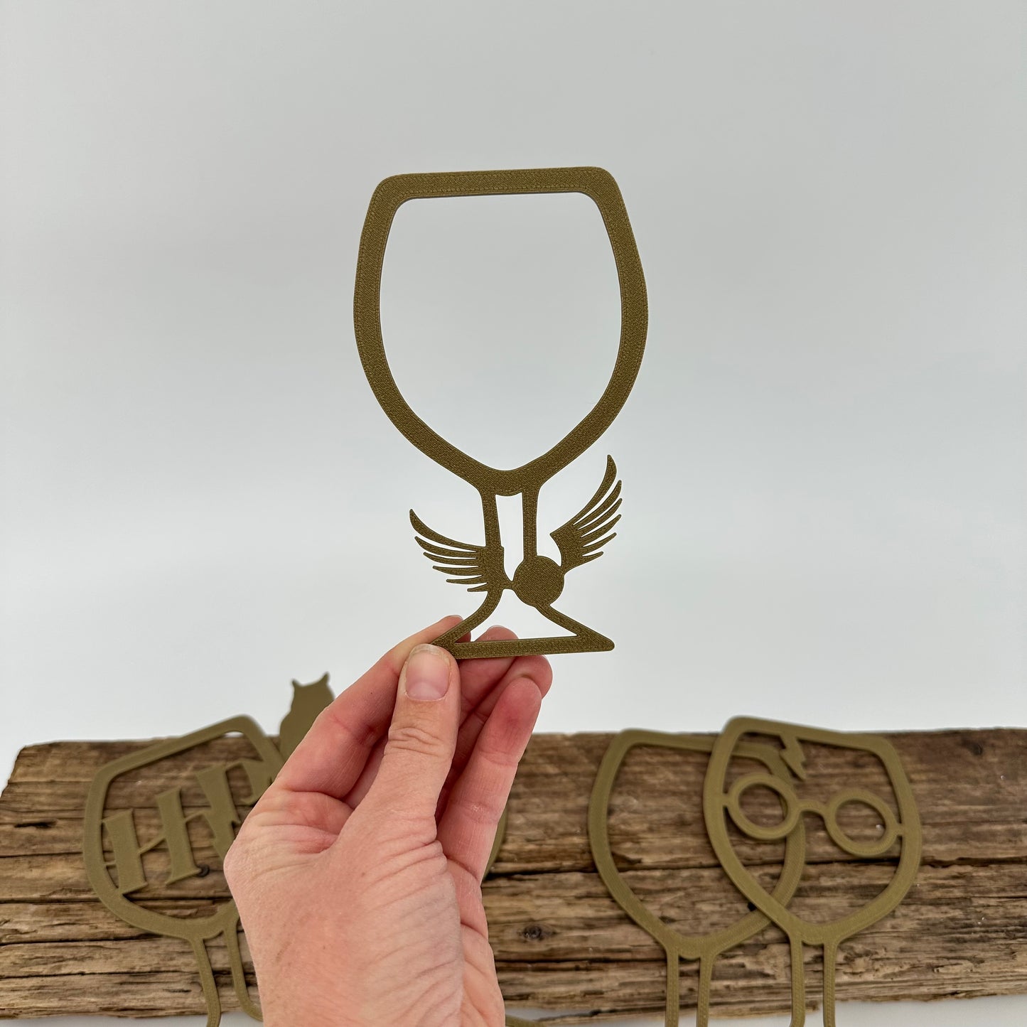 Aufsätze für Glas 10 Stück | Variante 14 bronze