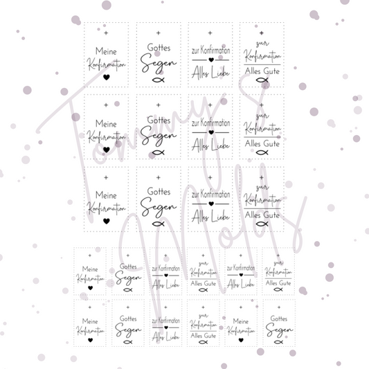 "Meine Konfirmation" A5 Bogen