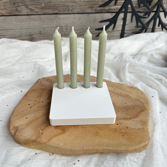 Halter für Baumkerzen Platte Advent | inkl. 3D Druck-Datei