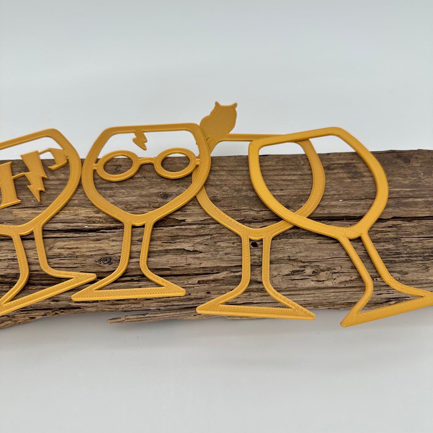 Aufsätze für Glas 10 Stück | Variante 11 gold