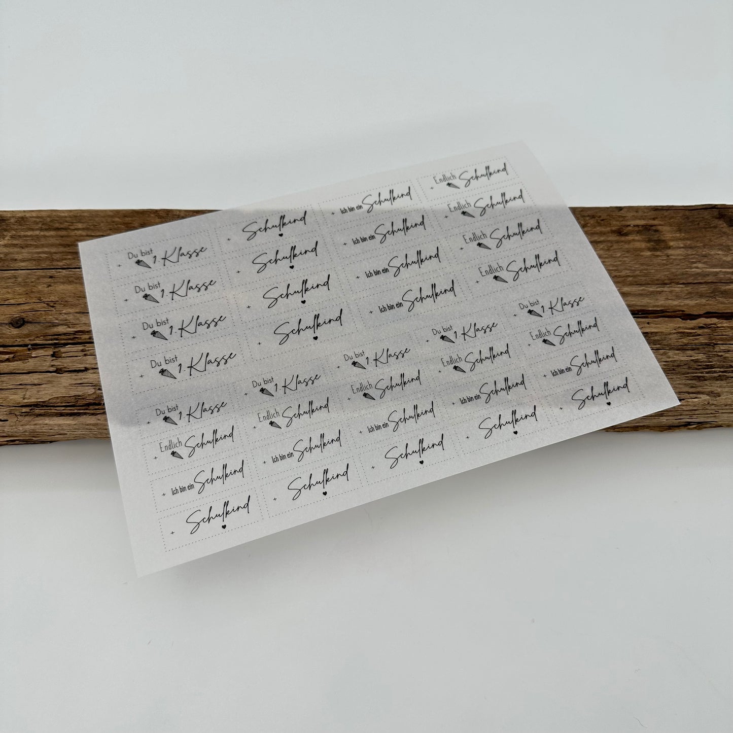 Du bist 1. Klasse lang A5 Bogen