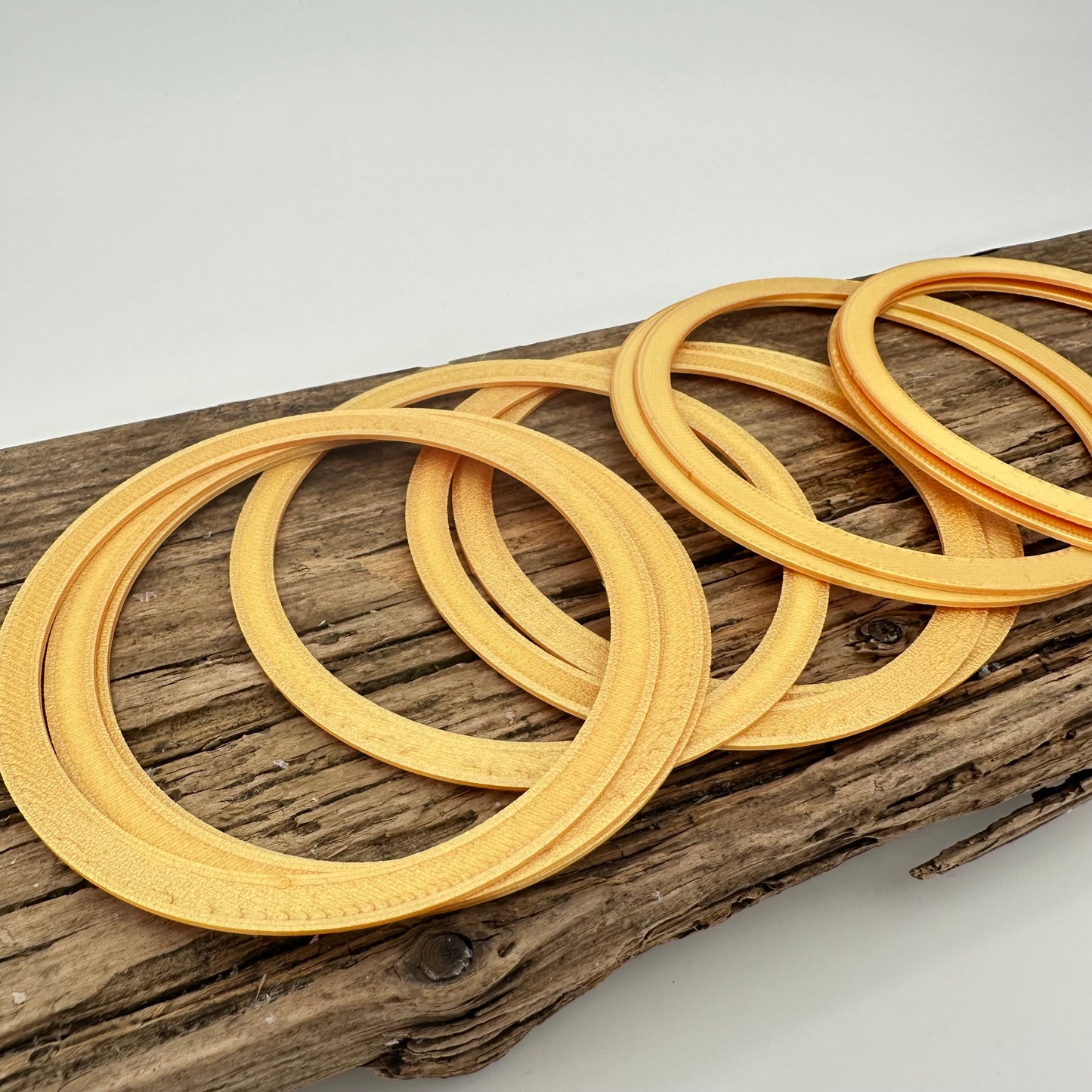 Aufsätze für Weihnachtskugel | 10 Stück in gold