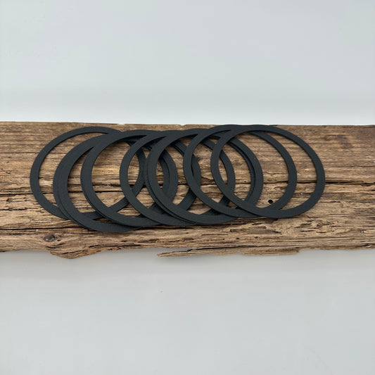 Aufsätze für Weihnachtskugel | 10 Stück in schwarz