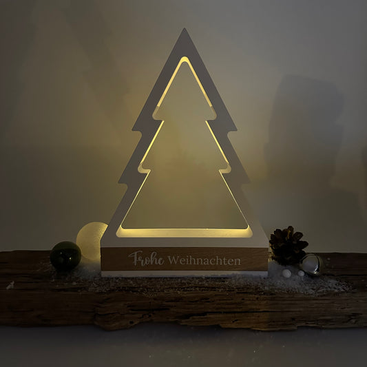 Tanne mit Einschuböffnung für Klötzchen