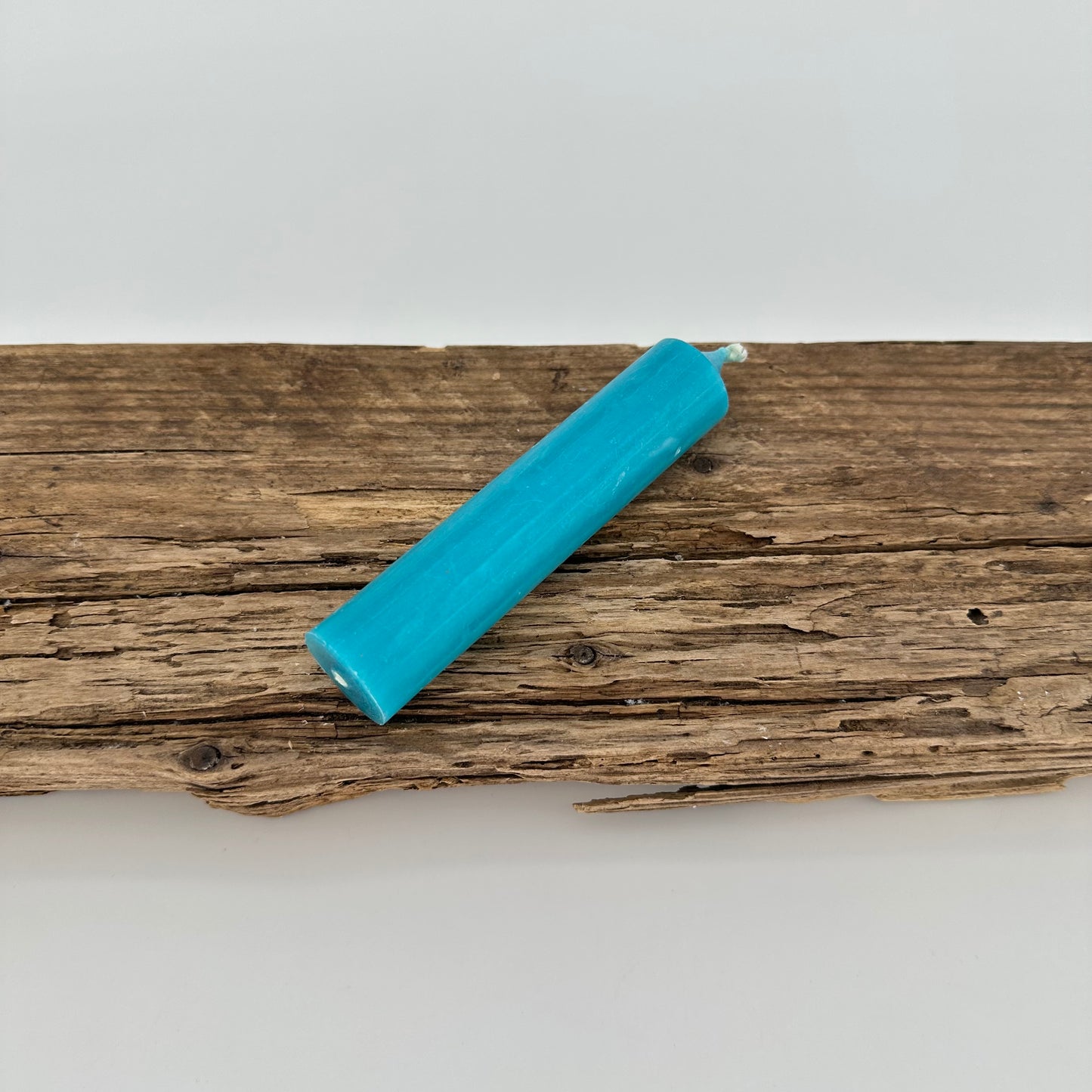 Stabkerze in türkis blau