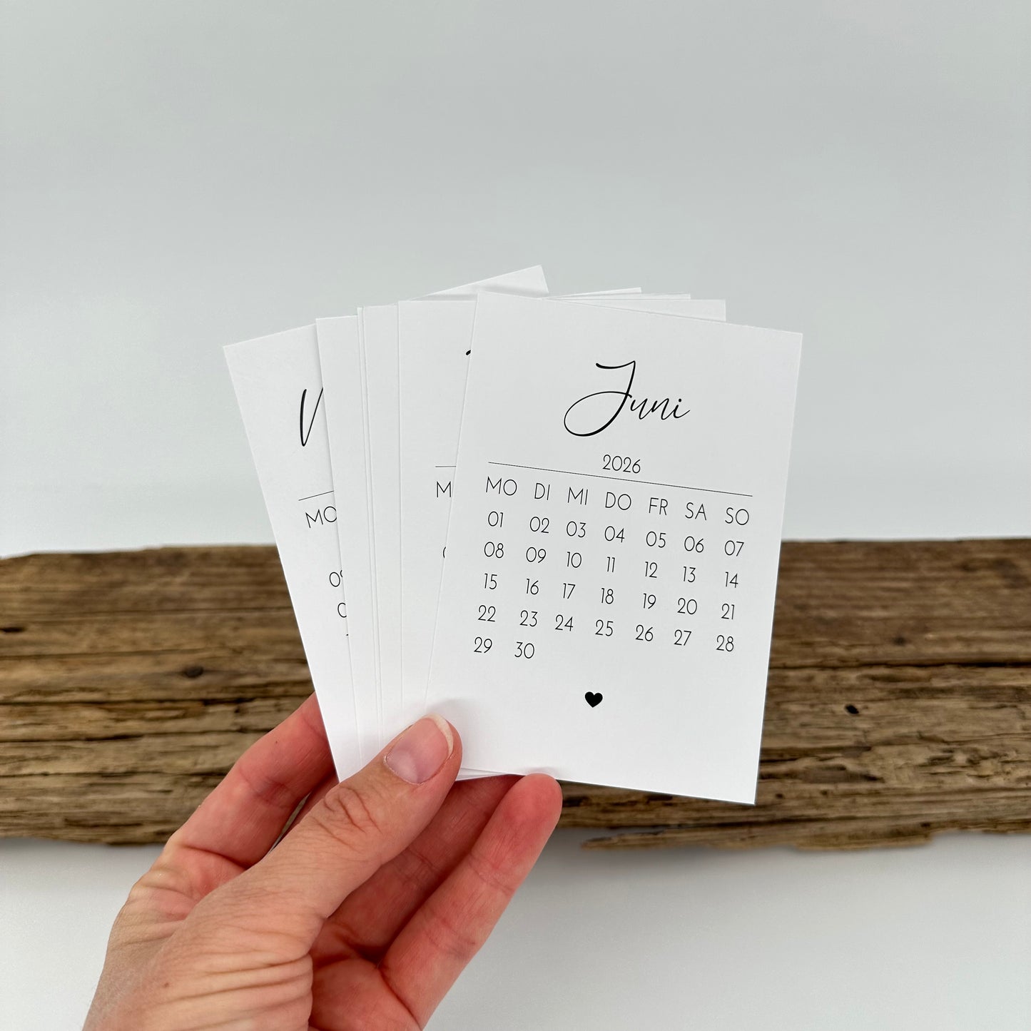 Kalender 2026 im A7 Format