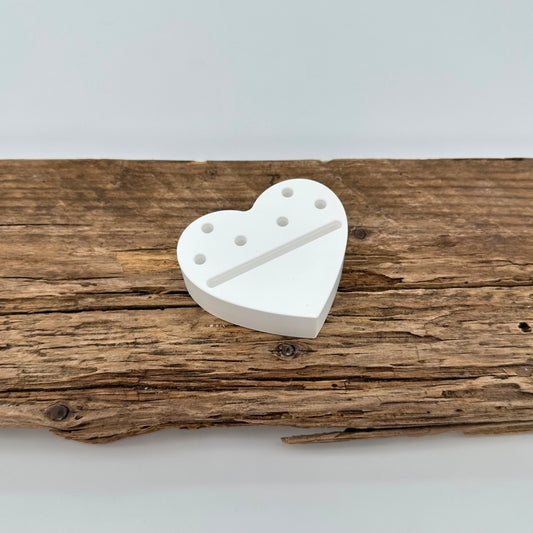 Herz kurz mit Öffnung für 3D Einschieber