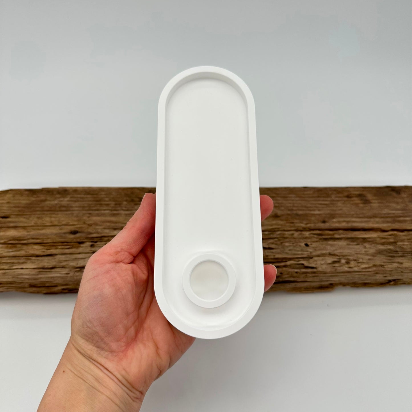 Schale mit Stabkerzenhalter