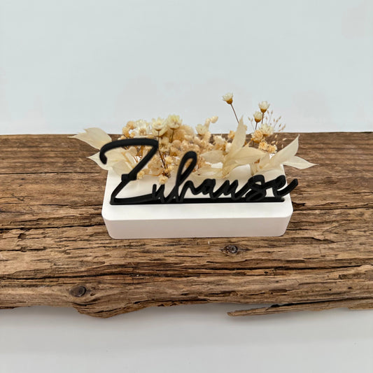 Halter mittel mit Öffnung für 3D Einschieber und Trockenblumen