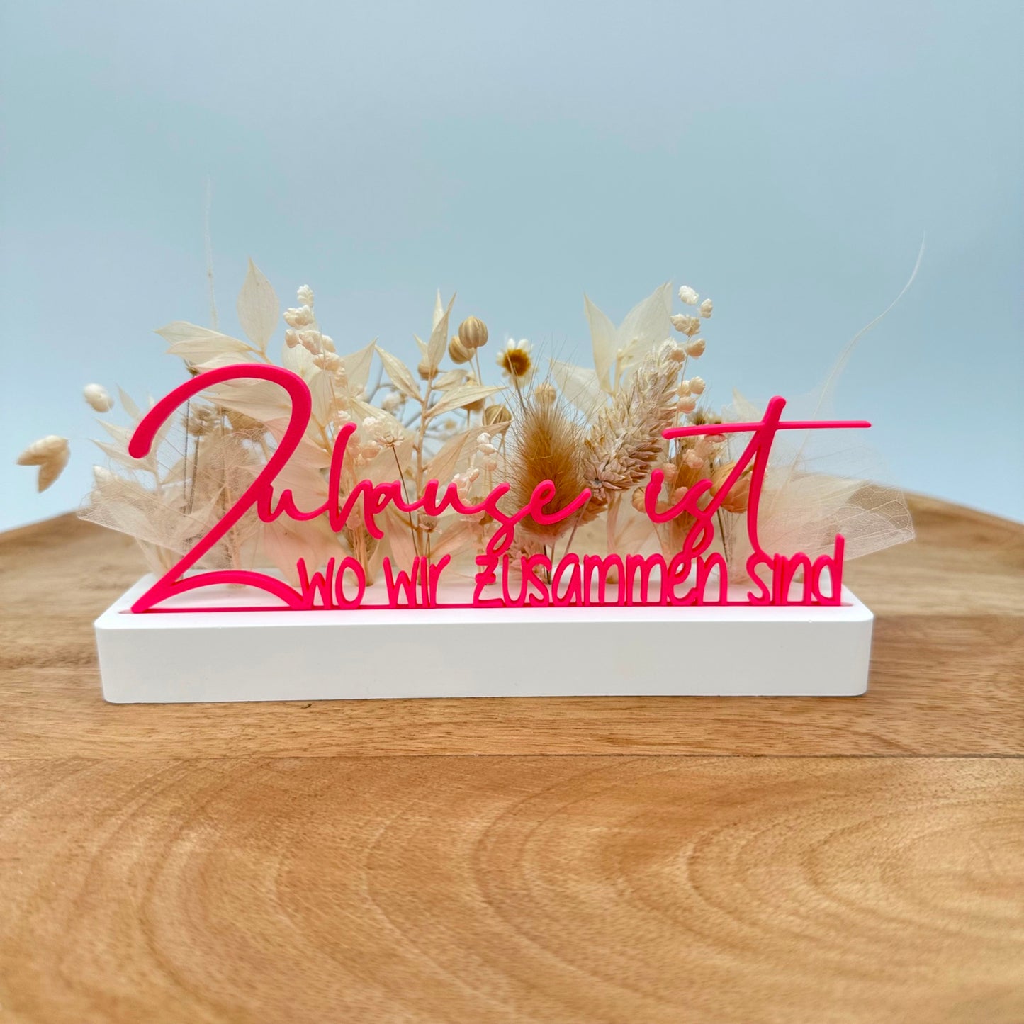 "Zuhause ist, wo wir zusammen sind" Einschieber
