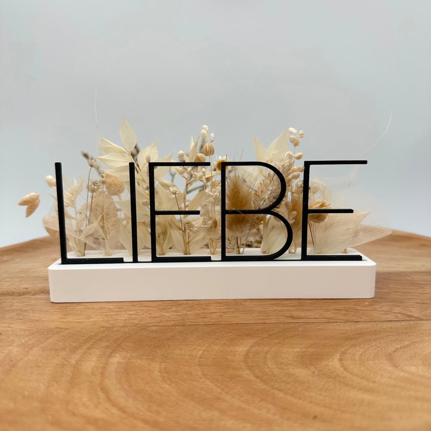 Halter lang mit Öffnung für 3D Einschieber und Trockenblumen