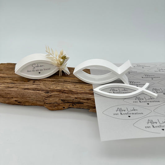 Fisch Aufsatzplatten im 3er Set