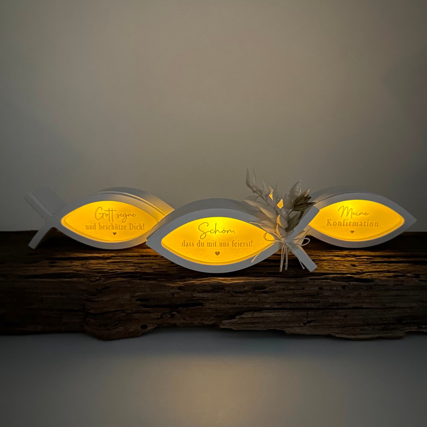 Fisch Aufsatzplatten im 3er Set