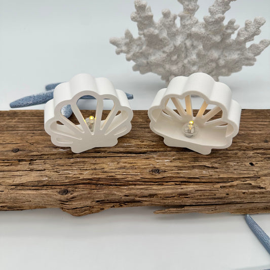 Muschel Ballonlichthalter