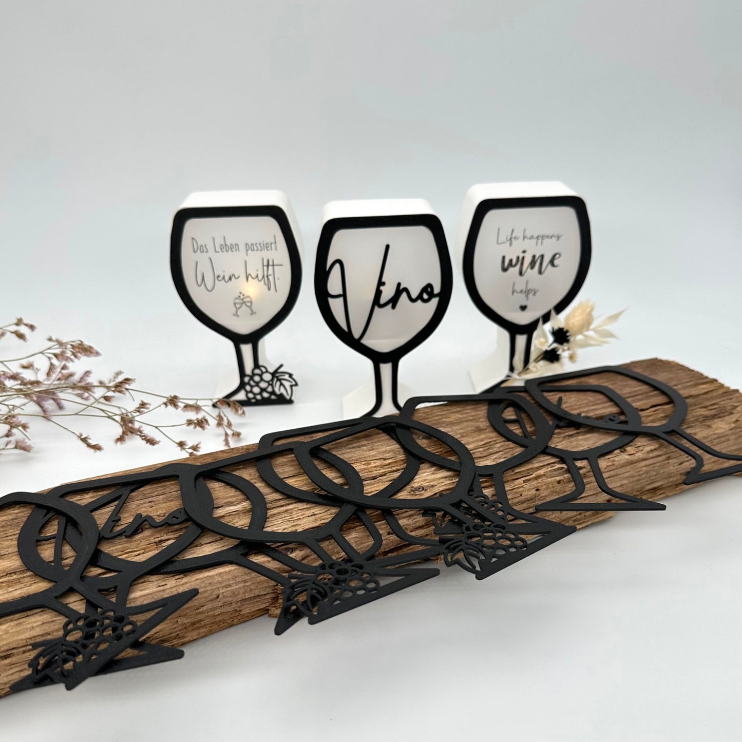 Aufsätze für Glas 10 Stück | Variante 3