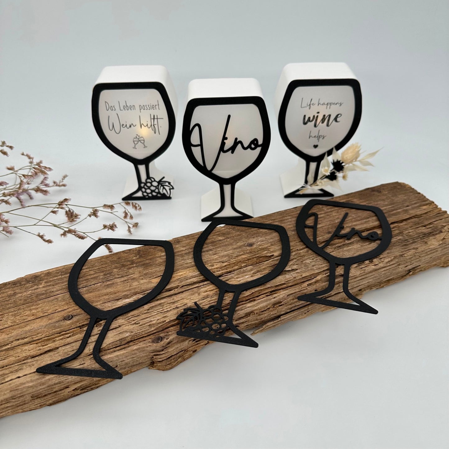 Aufsätze für Glas 10 Stück | Variante 3