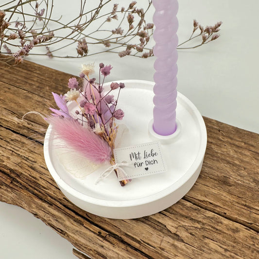 Schale für Baumkerzen rund