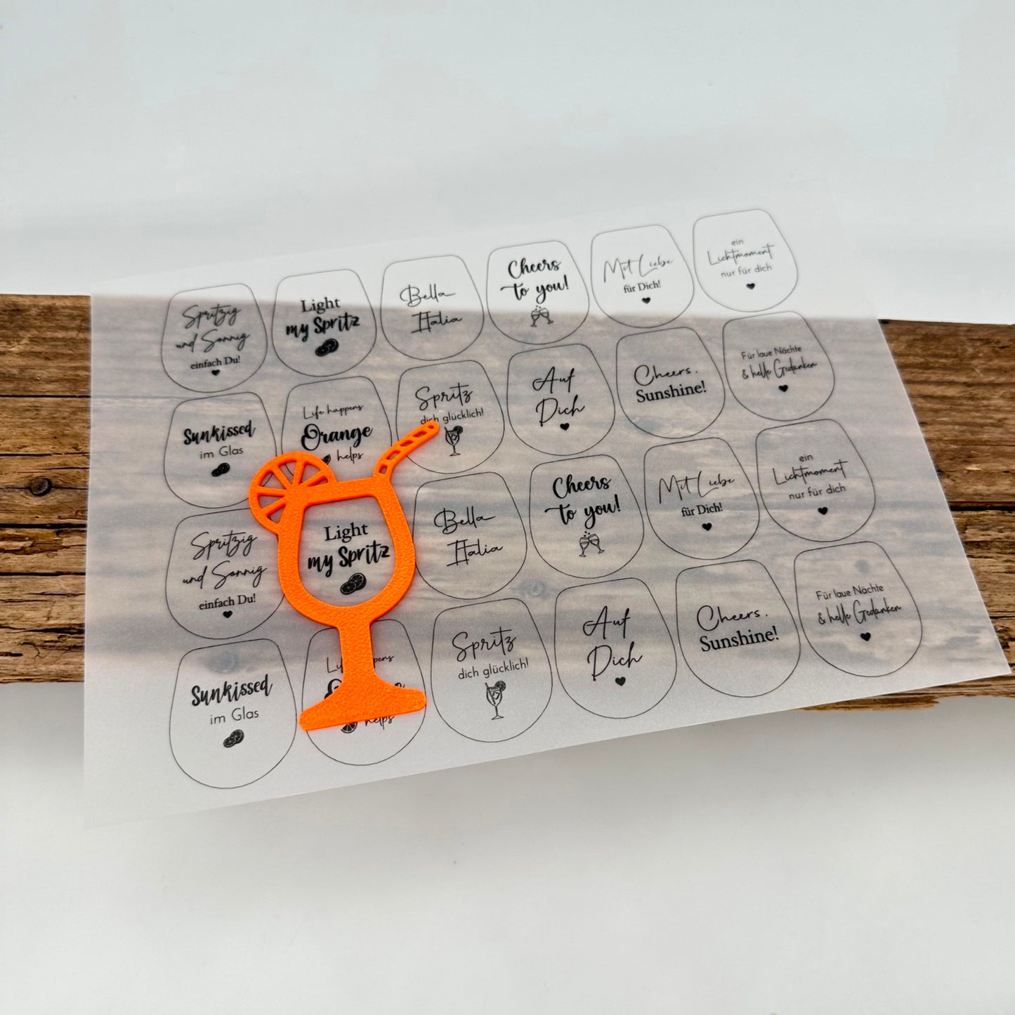Glas Set für Ballonlichter inkl. 3D Druck Dateien