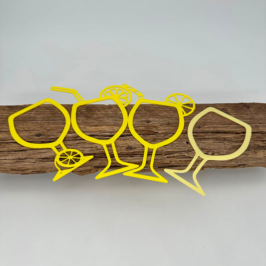 Aufsätze für Glas 10 Stück | Variante 4