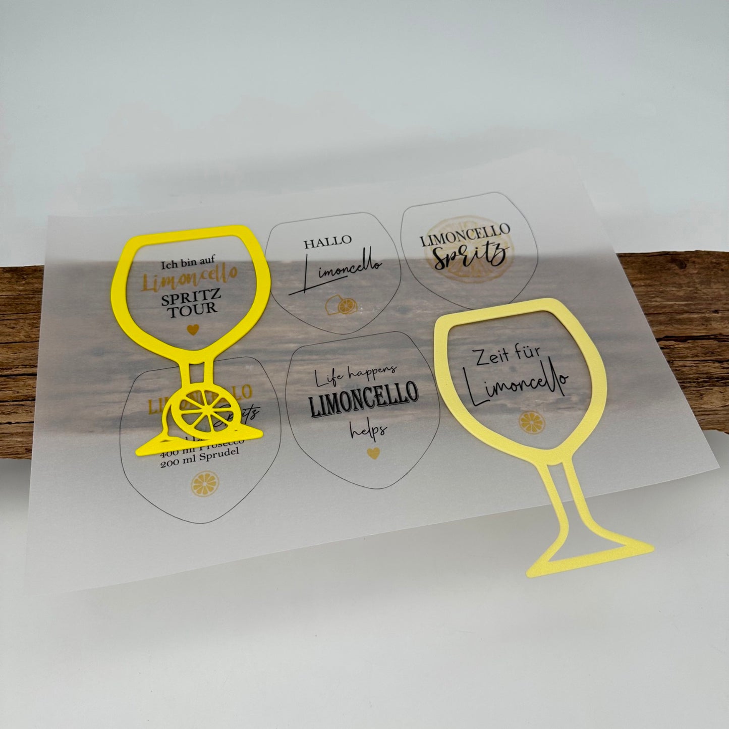 Aufsätze für Glas 10 Stück | Variante 4