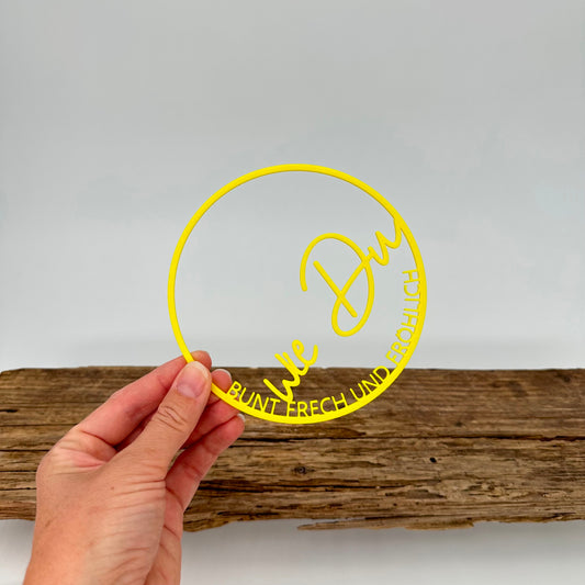 Vorlage "Bunt Frech Fröhlich" Einleger | Tommy's Molds Design