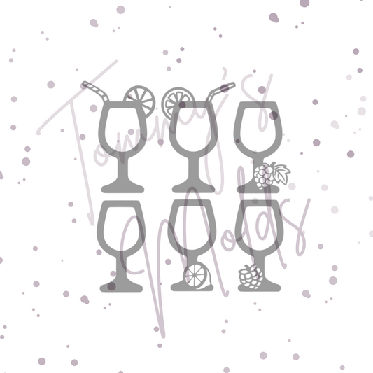 Vorlage mini Gläser Edition | Tommy's Molds Design