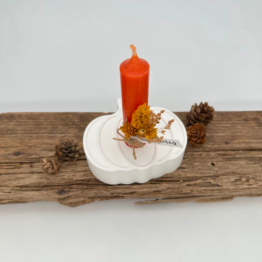 Stabkerzenhalter Kürbis