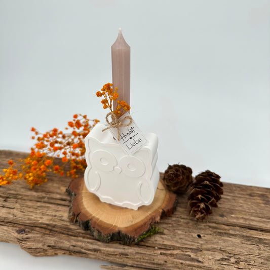 Eule Baumkerzenhalter