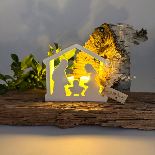 Krippe | Halter für elek. Teelicht