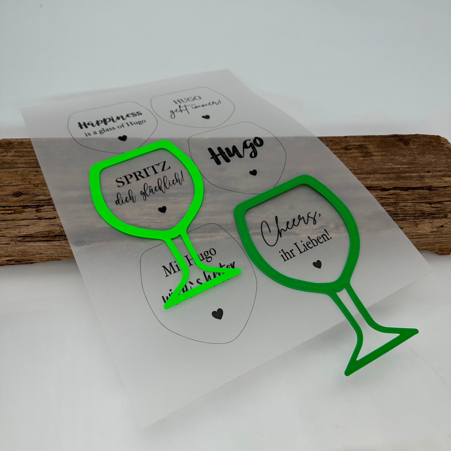 Aufsätze für Glas 10 Stück | Variante 8