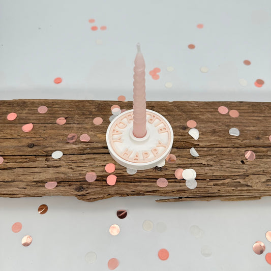 kleiner Teller Baumkerzenhalter