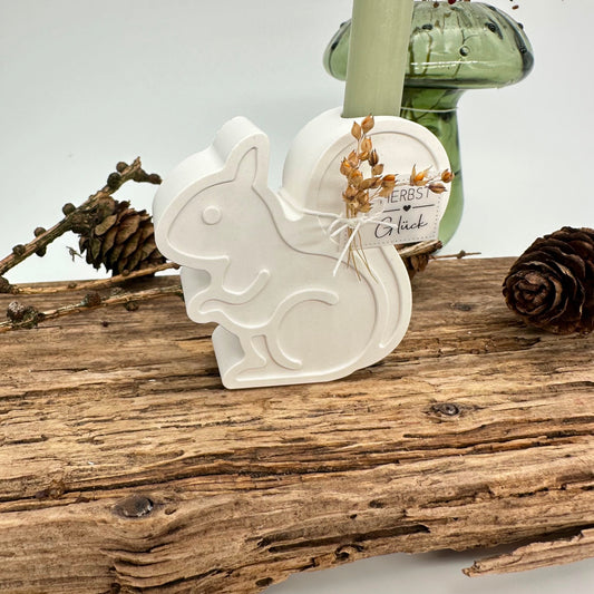 Baumkerzenhalter "Eichhörnchen" | Happy Molds Edition