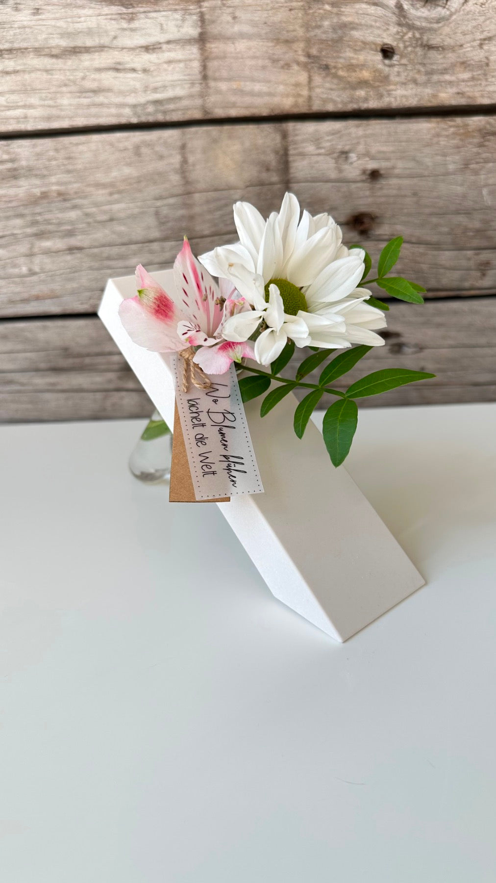 Blumenretter Platte mit Öffnung für Reagenzglas