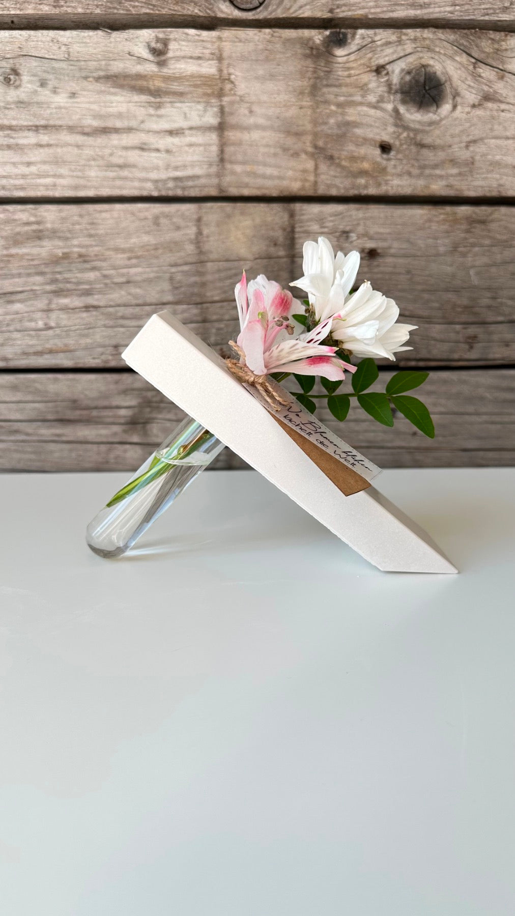 Blumenretter Platte mit Öffnung für Reagenzglas