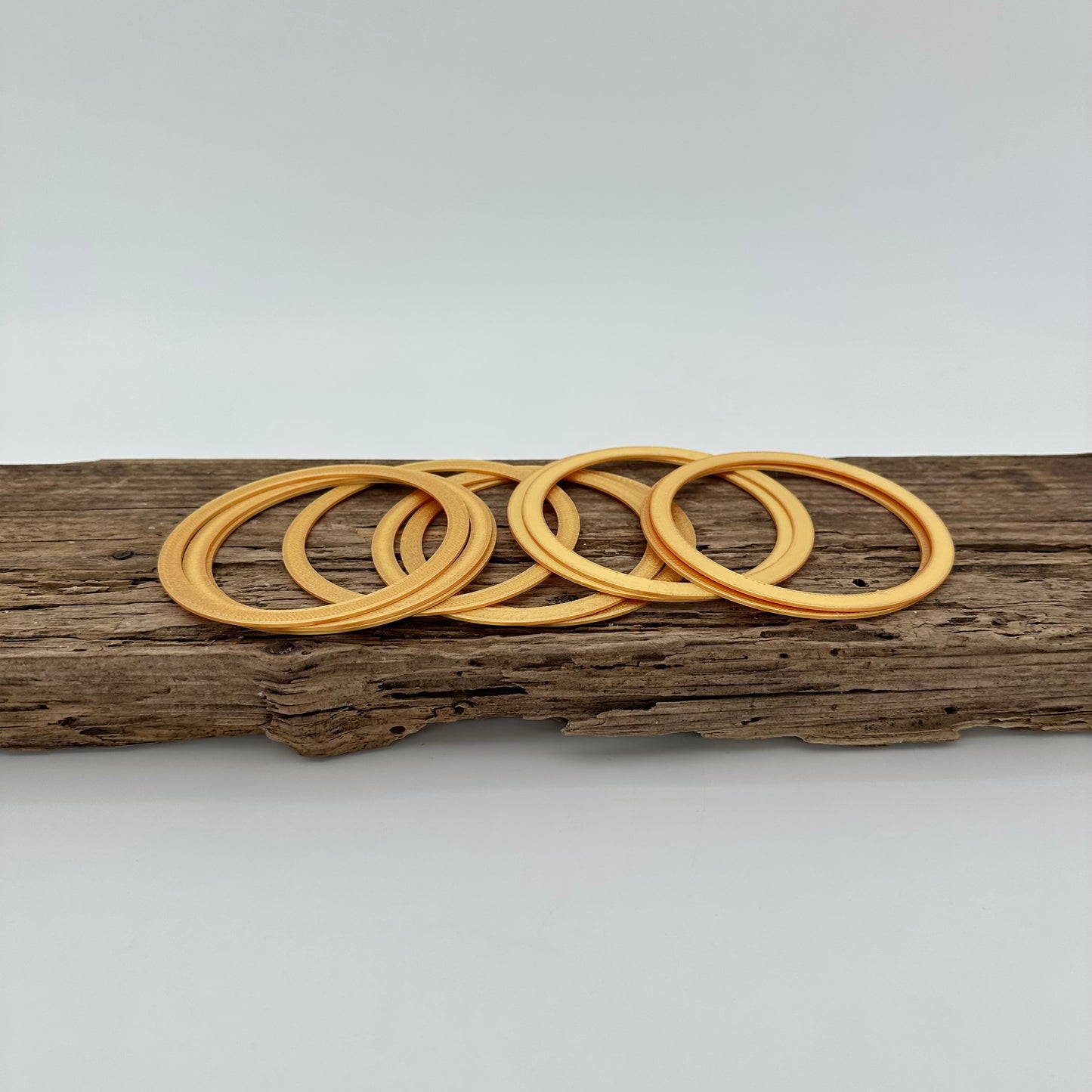 Aufsätze für Weihnachtskugel | 10 Stück in gold