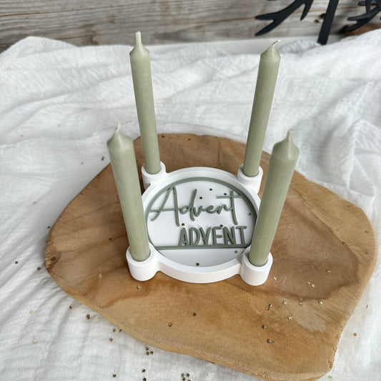 Advent Schale für Baumkerzen "Ach du schöne" | Happy Molds Edition