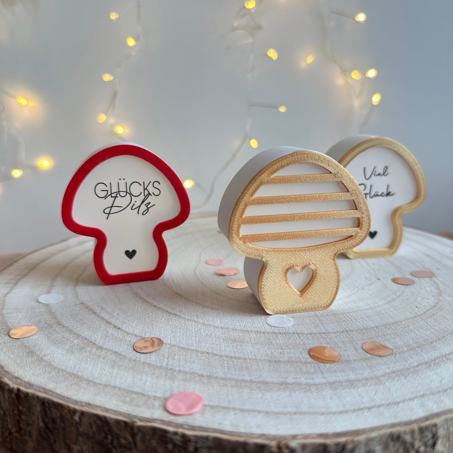 Einleger für Glückspilz Ballonlichthalter "blanko"