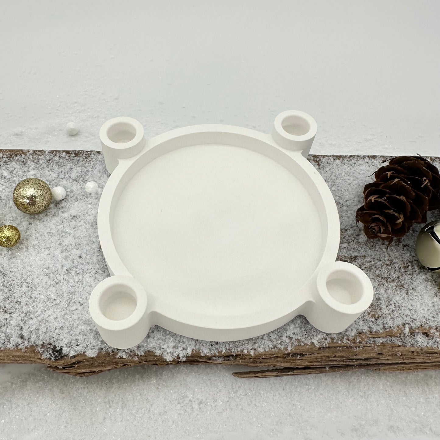 Advent Schale für Baumkerzen "Ach du schöne" | Happy Molds Edition