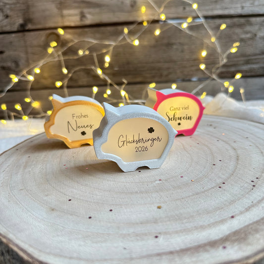 Aufsätze für Schweinchen Ballonlichthalter | 12 Stück