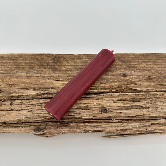 Stabkerze in dunkel rot