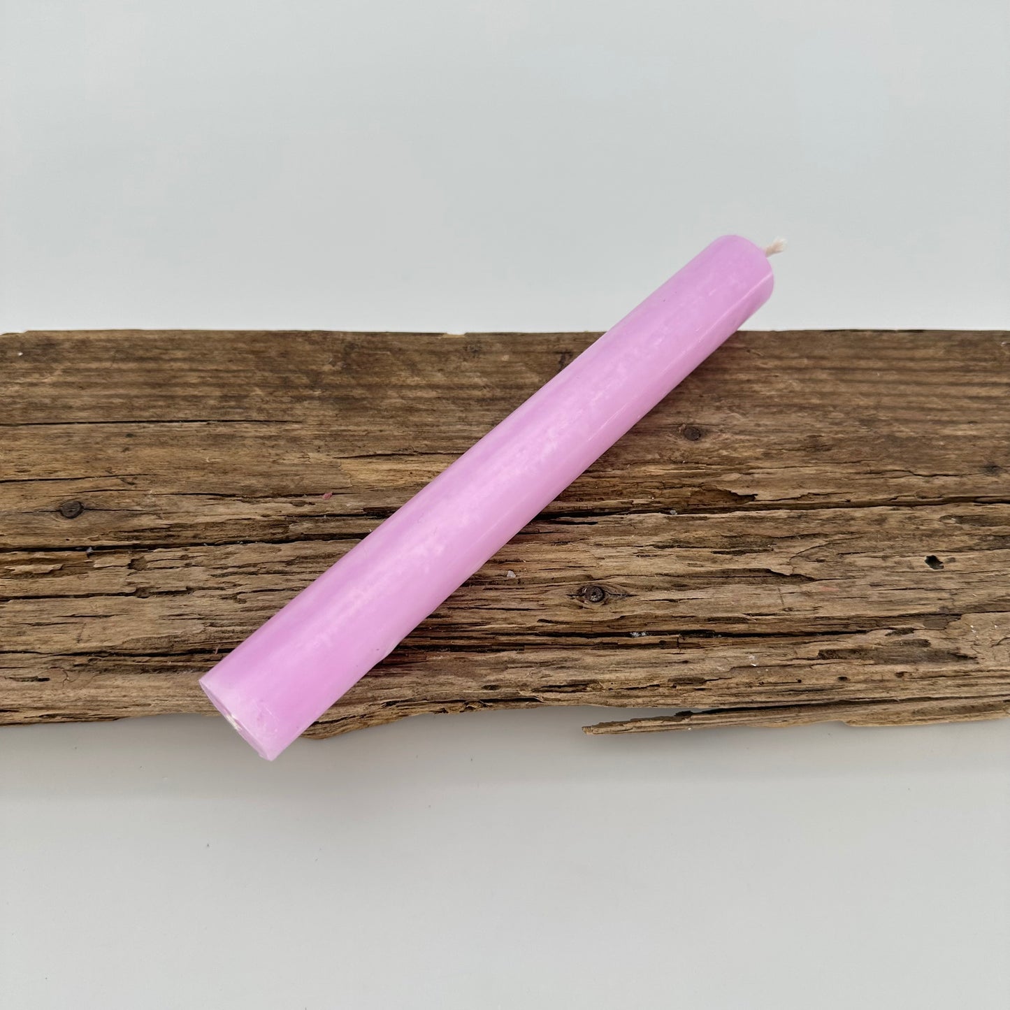 Stabkerze in pastellrosa