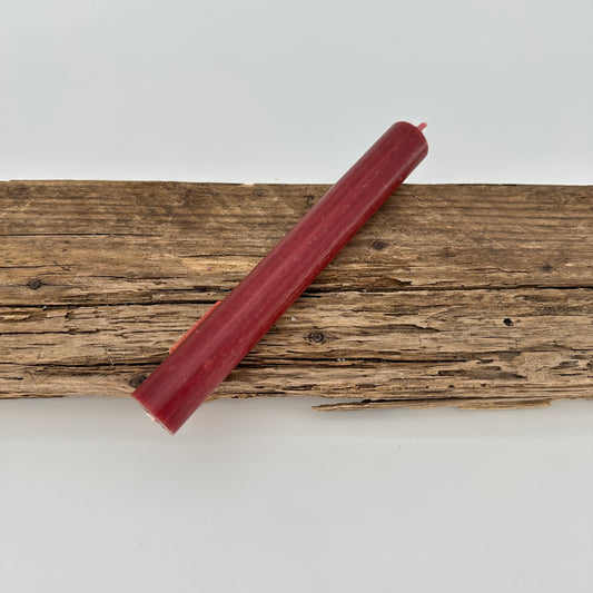 Stabkerze in dunkelrot