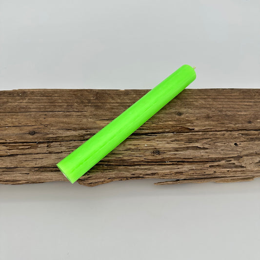 Stabkerze in neon grün