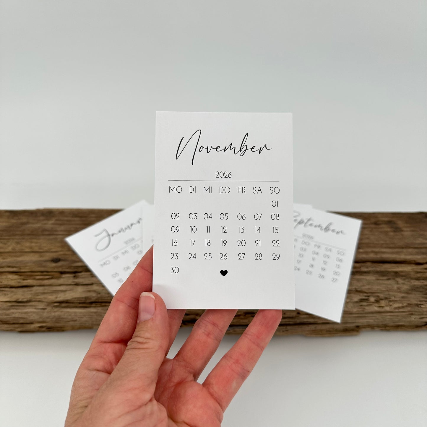 Kalender 2026 im A7 Format