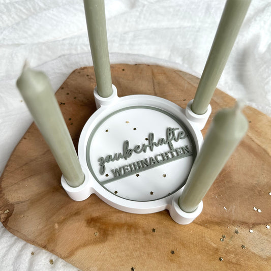 Einleger für Kranz Advent | 10 Stück