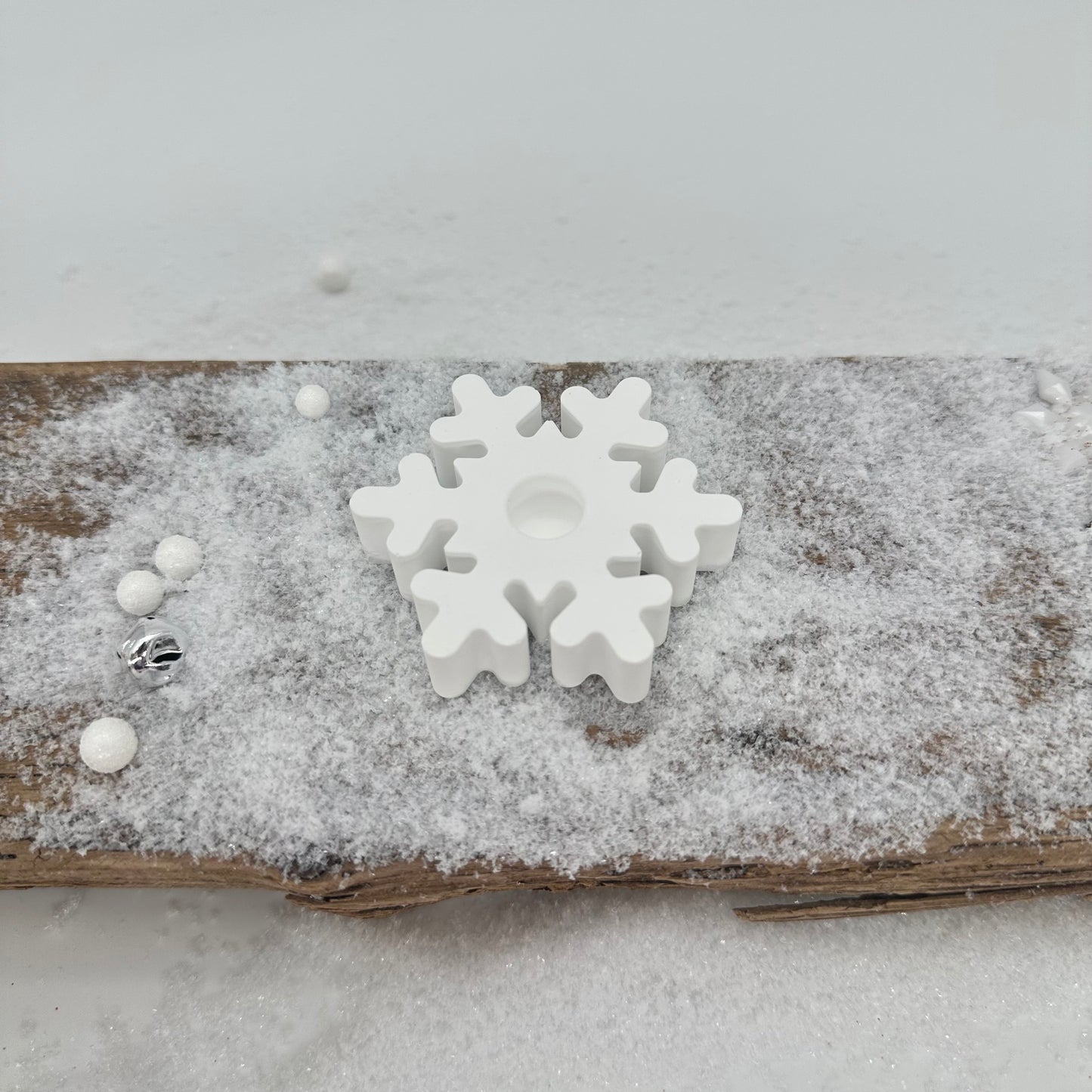 Baumkerzenhalter "Schneeflocke" | Happy Molds Edition