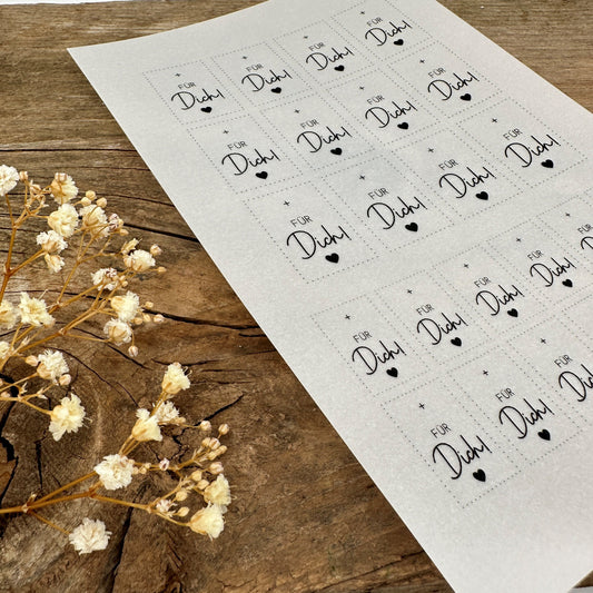 "FÜR Dich" A5 Bogen