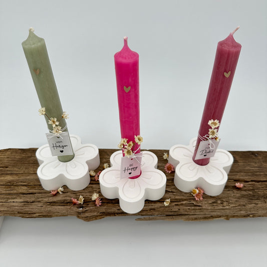 Stabkerzenhalter Blume