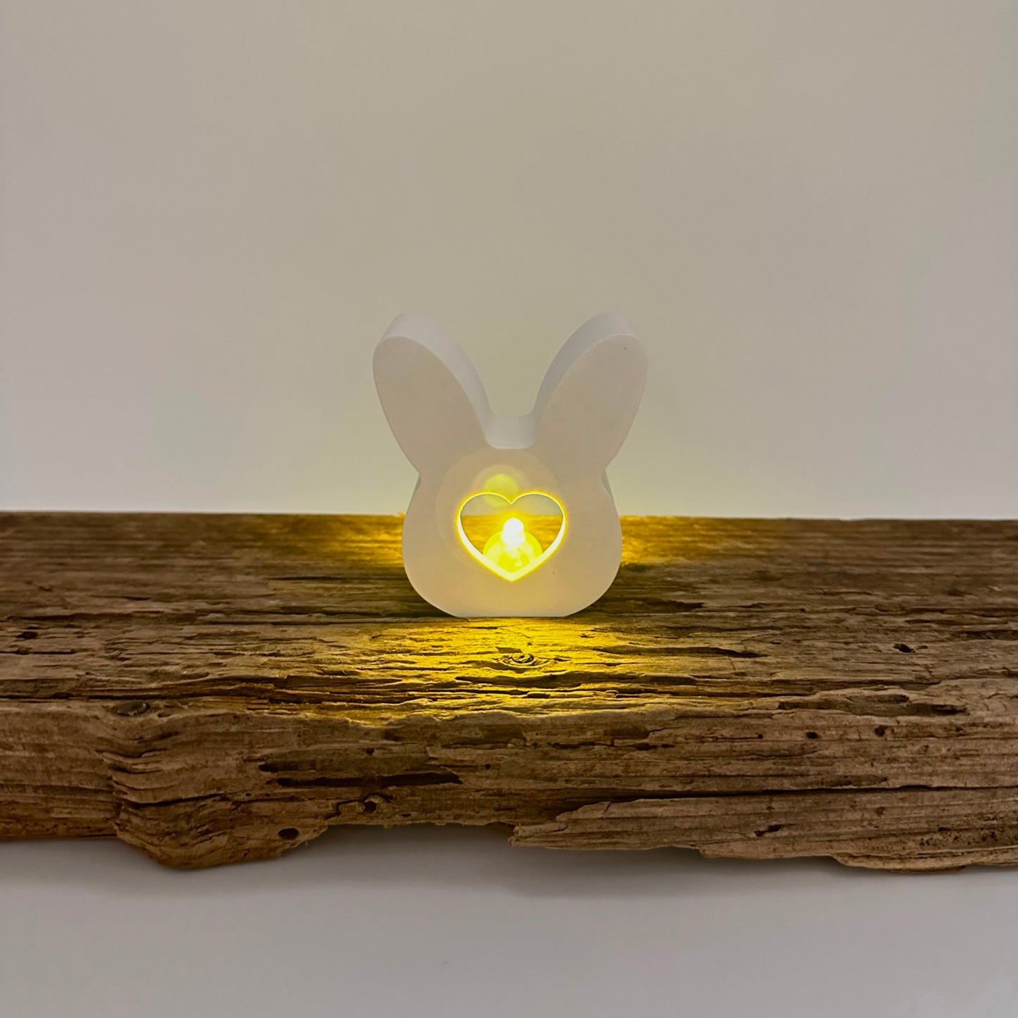 Hase mit Herz für Ballonlicht